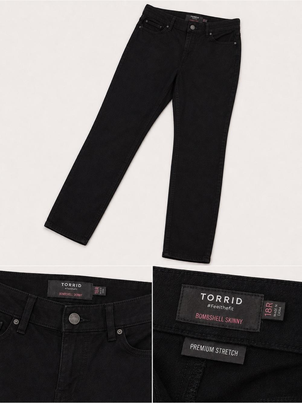 torrid Bombshell Skinny Jeans - Black